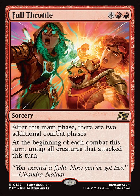 Full Throttle (127) (Foil) - Aetherdrift - Game On