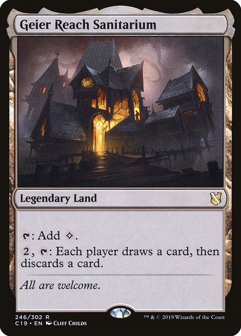 Geier Reach Sanitarium (246) - Commander 2019 - Game On