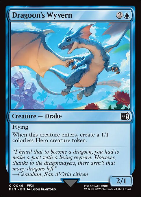 Dragoon's Wyvern (49) (Foil) - Final Fantasy - Game On