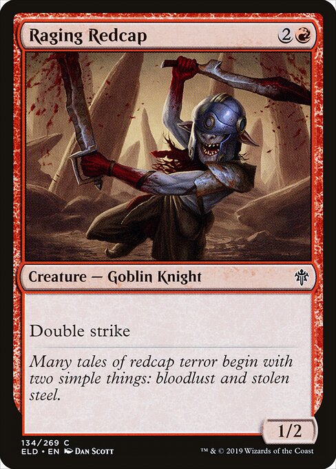 Raging Redcap (134) (Foil) - Throne of Eldraine - Game On