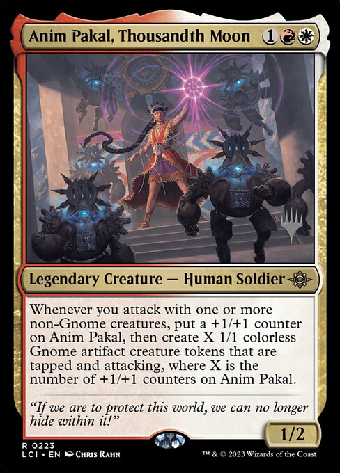 Anim Pakal, Thousandth Moon (223p) (Foil) - The Lost Caverns of Ixalan Promos - Game On