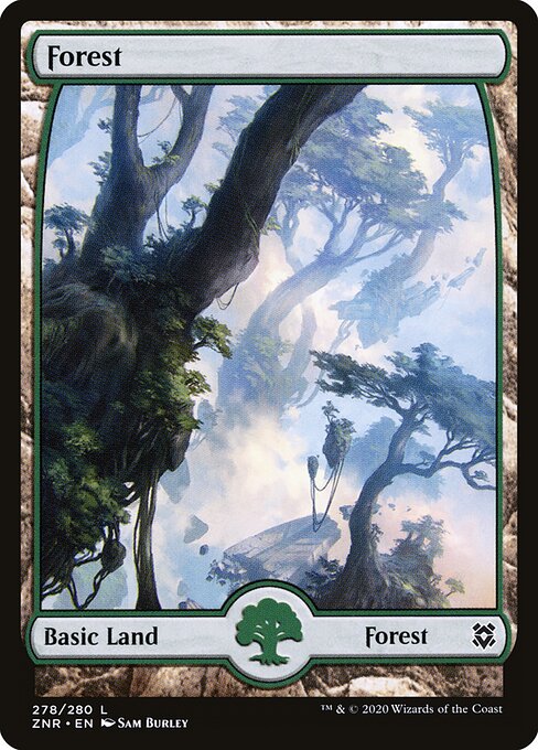 Forest (278) - FULL ART - Zendikar Rising - Game On