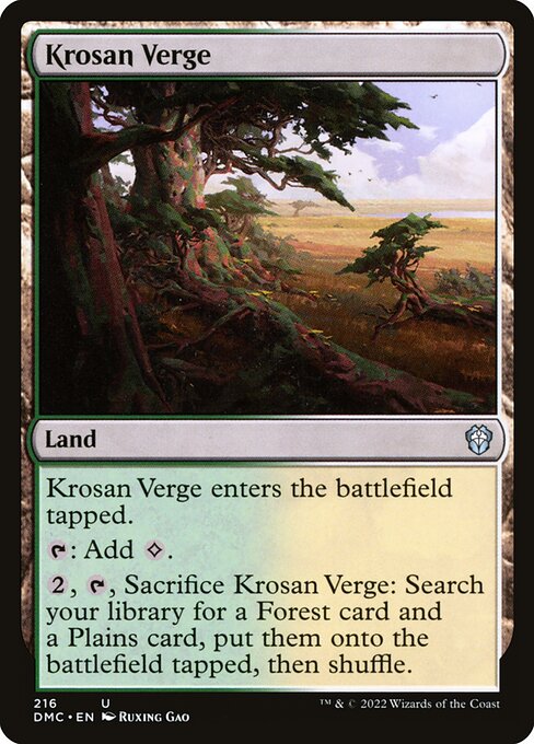 Krosan Verge (216) - Dominaria United Commander - Game On
