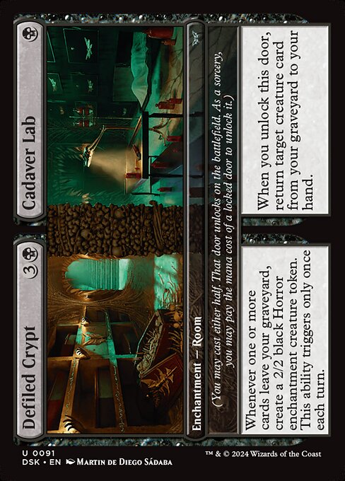 Defiled Crypt // Cadaver Lab (91) - Duskmourn: House of Horror - Game On