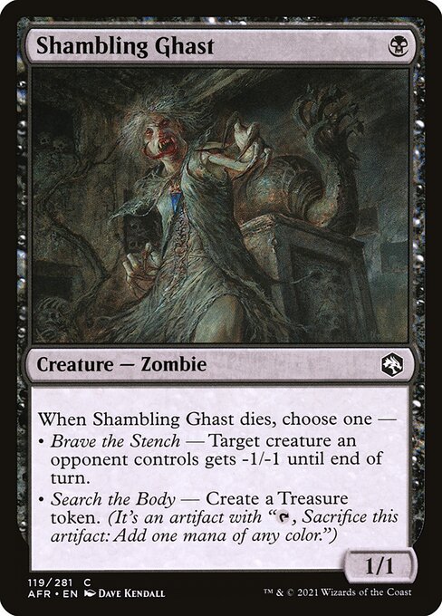 Shambling Ghast (119) (Foil) - Adventures in the Forgotten Realms - Game On