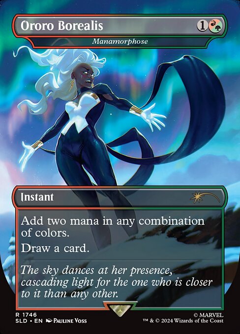 Manamorphose (1746) - BORDERLESS - FULL ART (Foil) - Secret Lair Drop - Game On