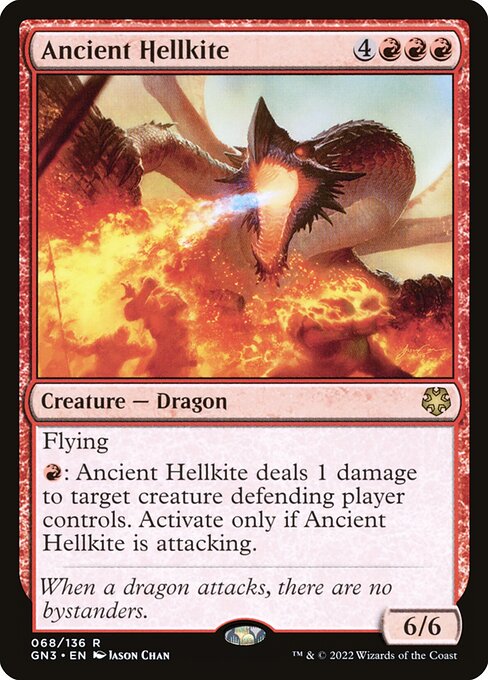 Ancient Hellkite (68) - Game Night: Free-for-All - Game On