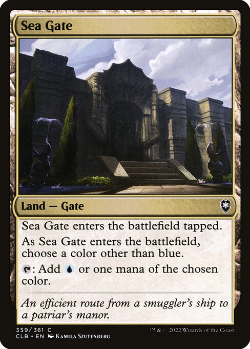 Sea Gate (359) - Commander Legends: Battle for Baldur's Gate - Game On