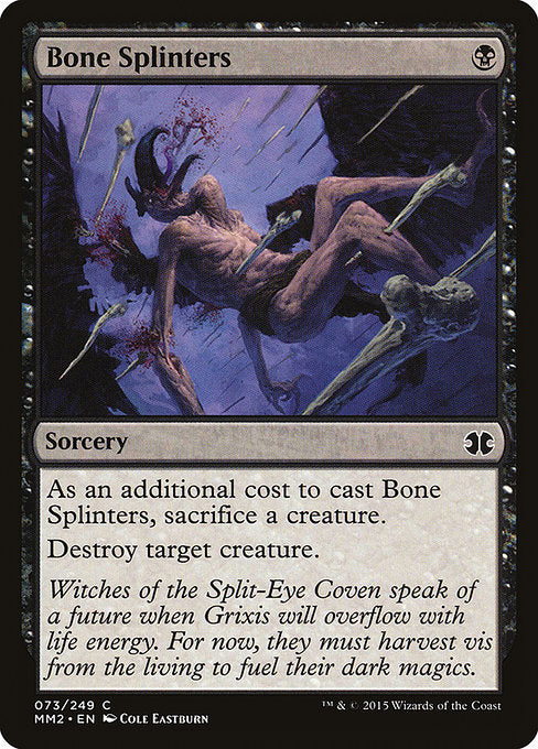 Bone Splinters (73) (Foil) - Modern Masters 2015 - Game On