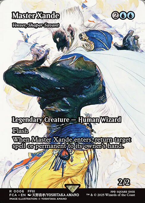 Venser, Shaper Savant (6) - BORDERLESS - FULL ART - Final Fantasy: Through the Ages - Game On