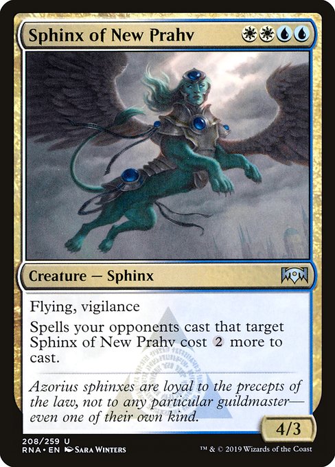 Sphinx of New Prahv (208) (Foil) - Ravnica Allegiance - Game On