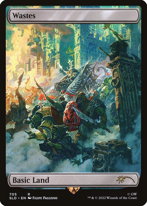 Wastes (705) - FULL ART - Secret Lair Drop - Game On
