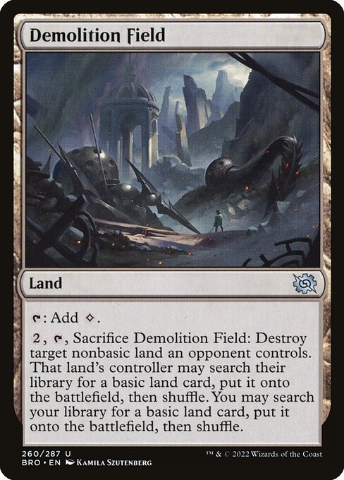 Demolition Field (260) (Foil) - The Brothers' War - Game On