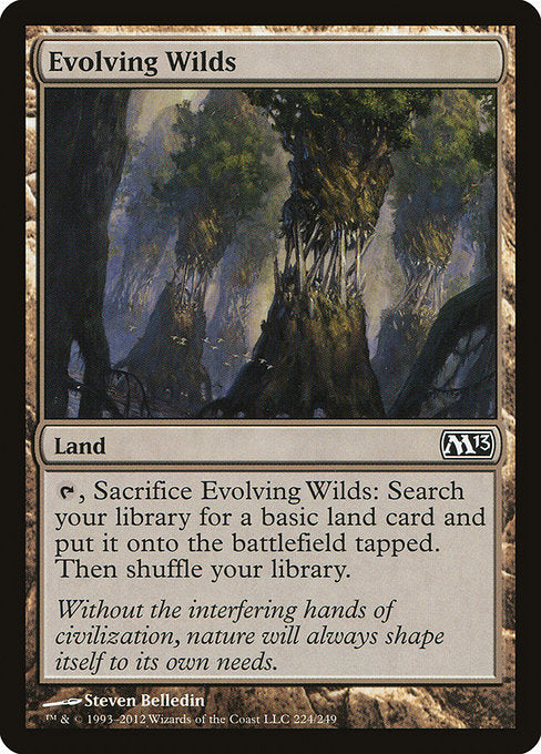 Evolving Wilds (224) (Foil) - Magic 2013 - Game On