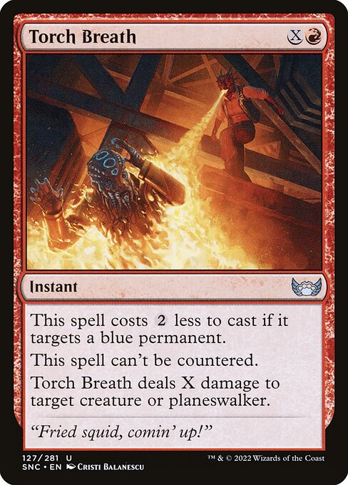 Torch Breath (127) (Foil) - Streets of New Capenna - Game On