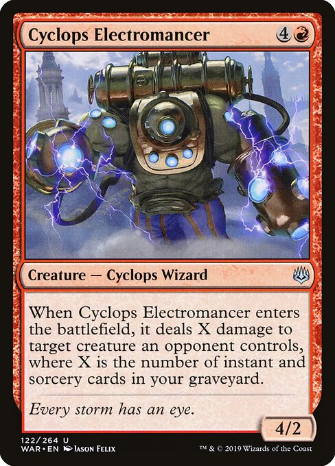 Cyclops Electromancer (122) (Foil) - War of the Spark - Game On