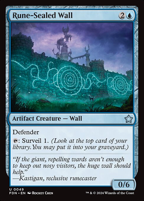 Rune-Sealed Wall (49) - Foundations - Game On