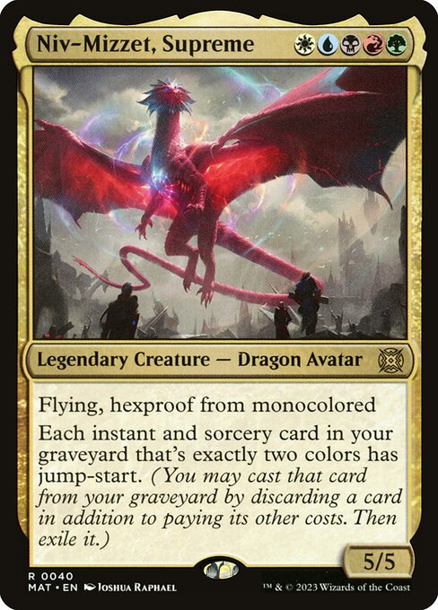 Niv-Mizzet, Supreme (40) (Foil) - March of the Machine: The Aftermath - Game On