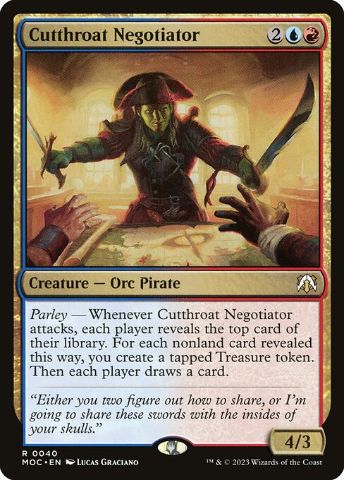 Cutthroat Negotiator (40) - March of the Machine Commander - Game On