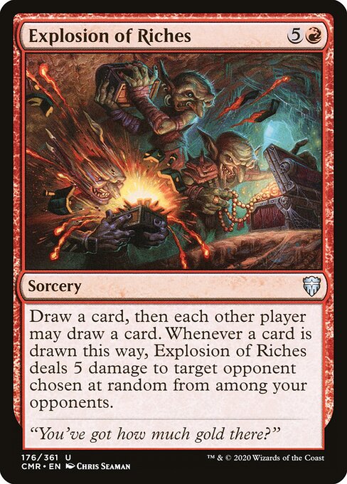 Explosion of Riches (176) (Foil) - Commander Legends - Game On