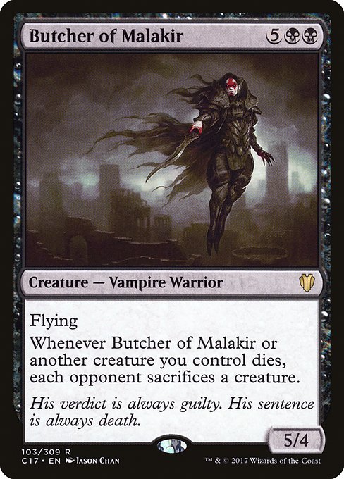 Butcher of Malakir (103) - Commander 2017 - Game On
