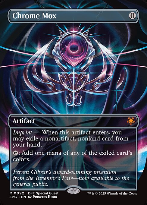 Chrome Mox (92) - BORDERLESS - FULL ART - Special Guests - Game On