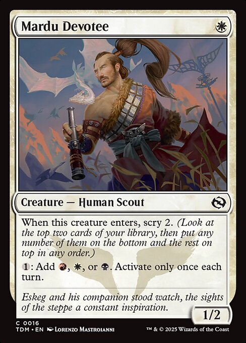 Mardu Devotee (16) (Foil) - Tarkir: Dragonstorm - Game On