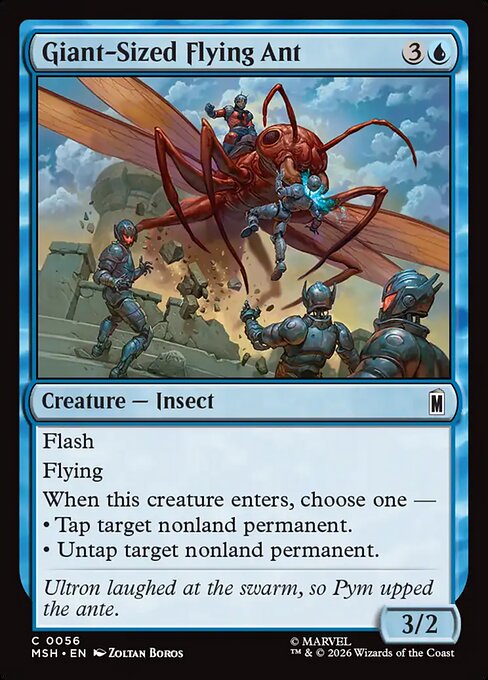 Giant-Sized Flying Ant (56) - Marvel Super Heroes - Game On
