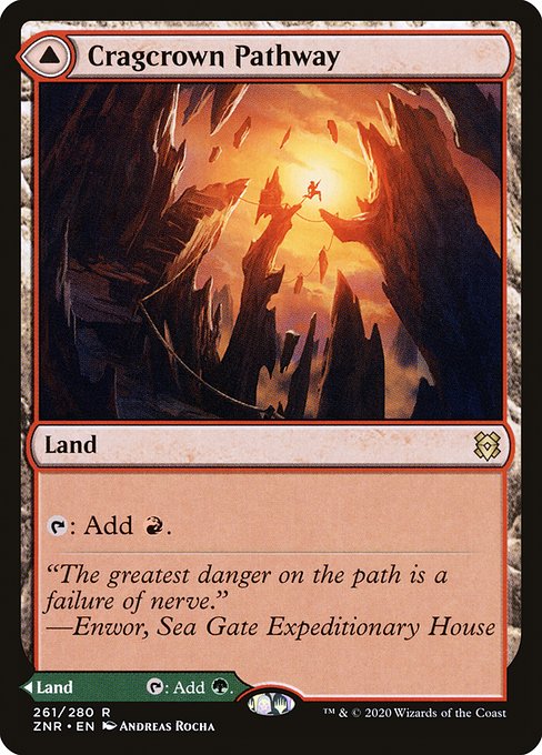 Cragcrown Pathway // Timbercrown Pathway (261) - Zendikar Rising - Game On