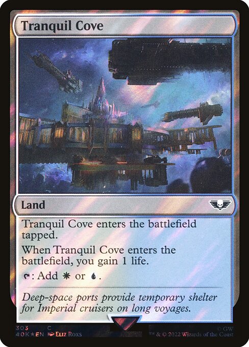 Tranquil Cove (303★) (Foil) - Warhammer 40,000 Commander - Game On