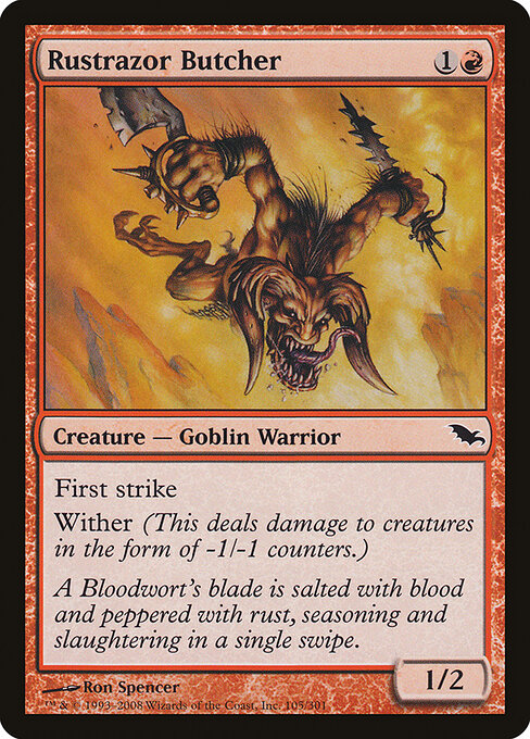 Rustrazor Butcher (105) (Foil) - Shadowmoor - Game On