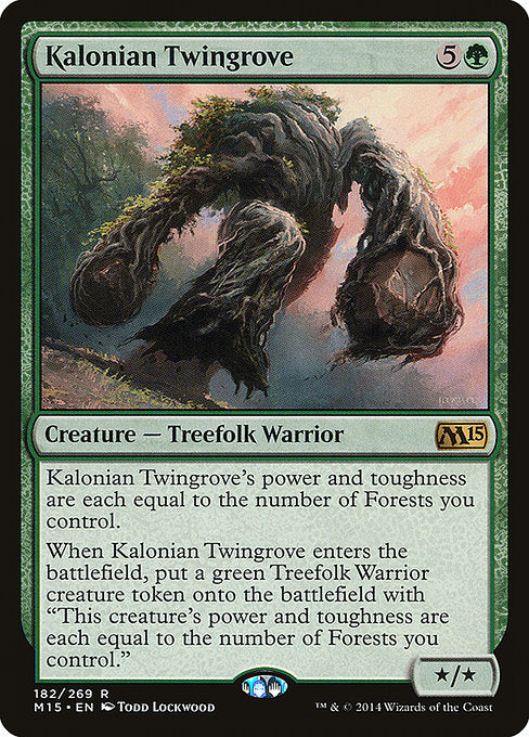Kalonian Twingrove (182) (Foil) - Magic 2015 - Game On