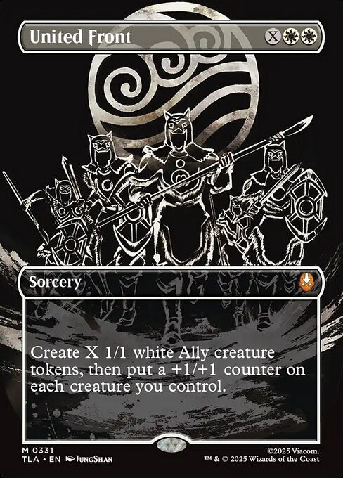 United Front (331) - BORDERLESS - FULL ART - Avatar: The Last Airbender - Game On
