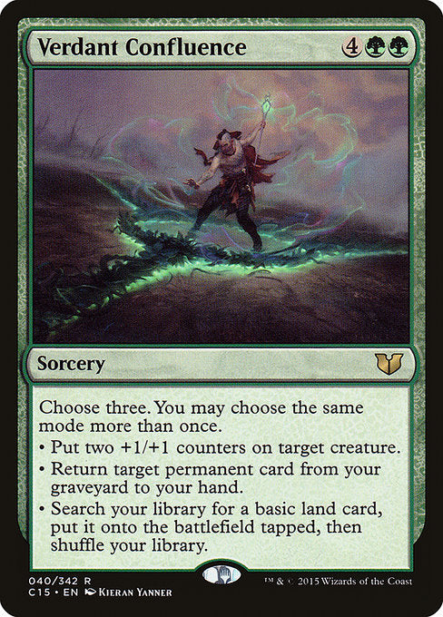 Verdant Confluence (40) - Commander 2015 - Game On