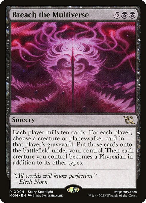 Breach the Multiverse (94) (Foil) - March of the Machine - Game On