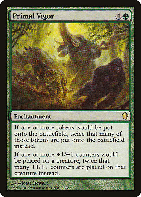 Primal Vigor (162) - Commander 2013 - Game On