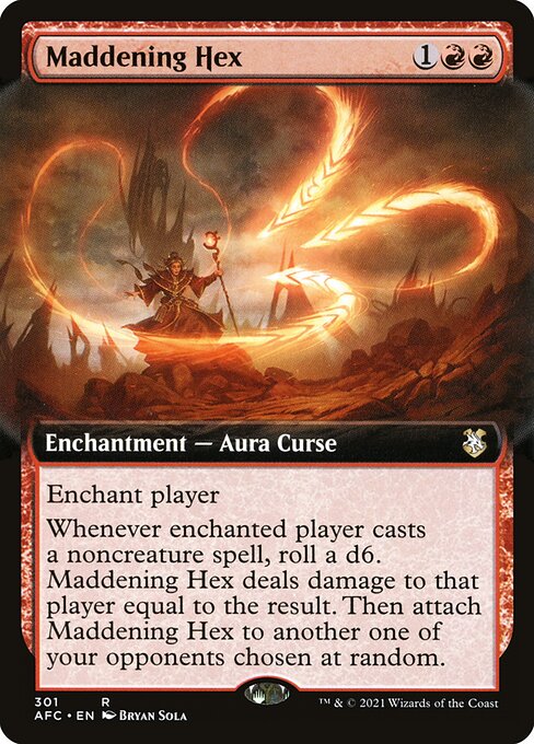 Maddening Hex (301) - EXTENDED ART - Forgotten Realms Commander - Game On