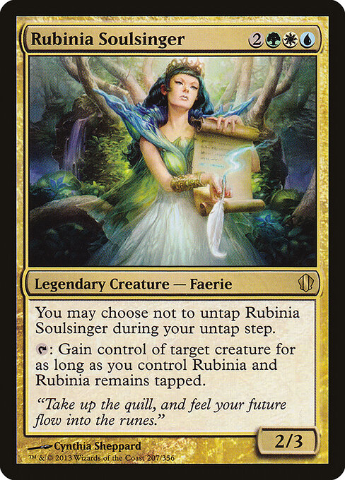 Rubinia Soulsinger (207) - Commander 2013 - Game On