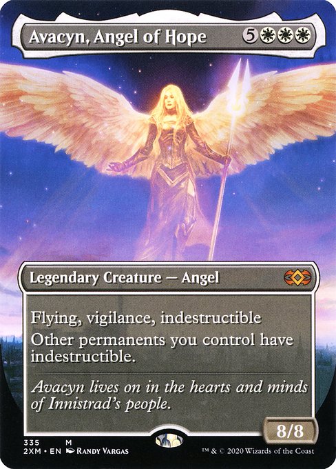Avacyn, Angel of Hope (335) - BORDERLESS - Double Masters - Game On