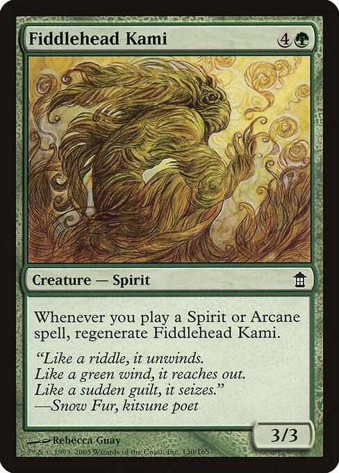 Fiddlehead Kami (130) (Foil) - Saviors of Kamigawa - Game On