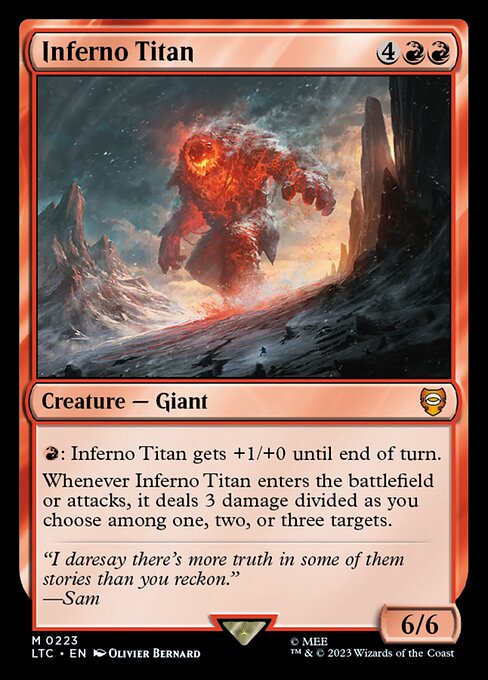Inferno Titan (223) - Tales of Middle-earth Commander - Game On