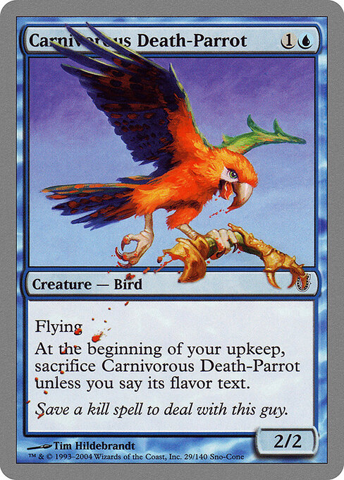 Carnivorous Death-Parrot (29) - Unhinged - Game On