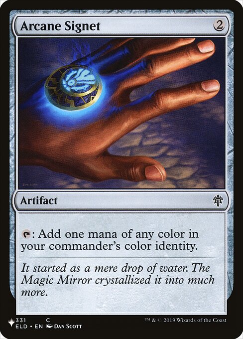 Arcane Signet (ELD-331) - The List - Game On