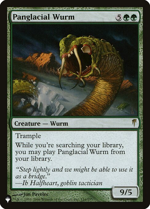 Panglacial Wurm (CSP-116) (Foil) - The List - Game On