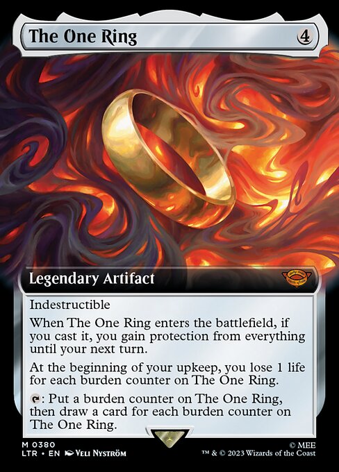 The One Ring (380) - EXTENDED ART - The Lord of the Rings: Tales of Middle-earth - Game On