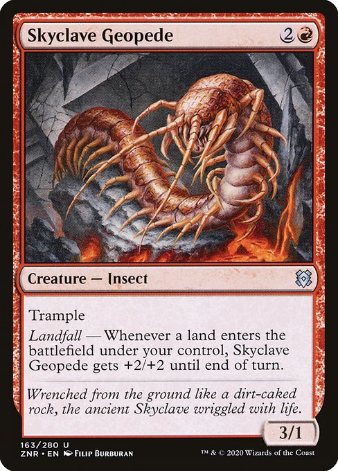 Skyclave Geopede (163) (Foil) - Zendikar Rising - Game On