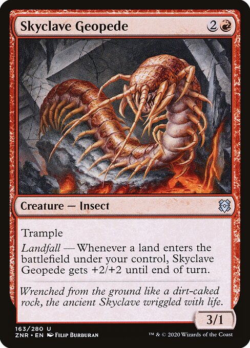 Skyclave Geopede (163) - Zendikar Rising - Game On