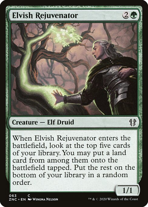 Elvish Rejuvenator (63) - Zendikar Rising Commander - Game On