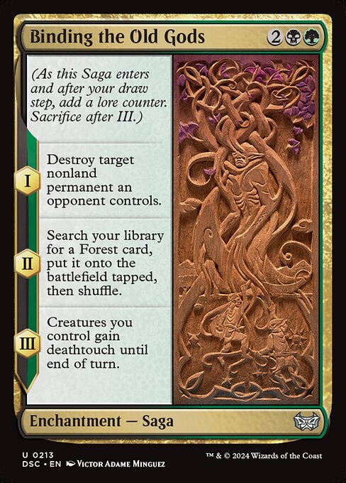 Binding the Old Gods (213) - Duskmourn: House of Horror Commander - Game On