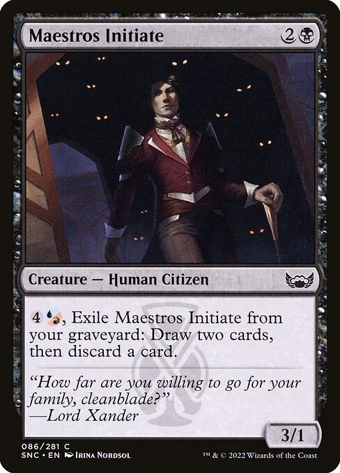 Maestros Initiate (86) (Foil) - Streets of New Capenna - Game On